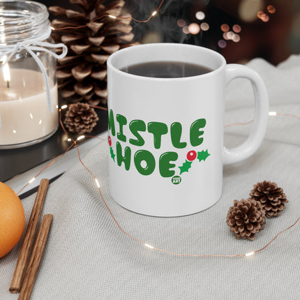 Mistle Hoe Christmas Ceramic Mug