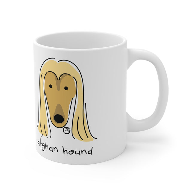 Dog Breeds Afghan Hound Ceramic Mug