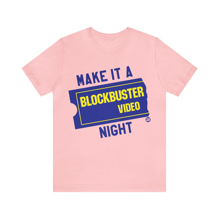 Blockbuster Night Retro Unisex Tee