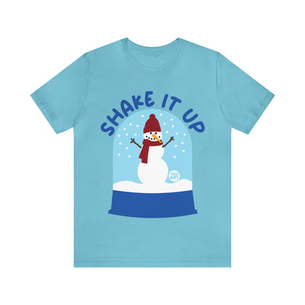 Shake It Up Snowglobe Christmas Unisex Tee