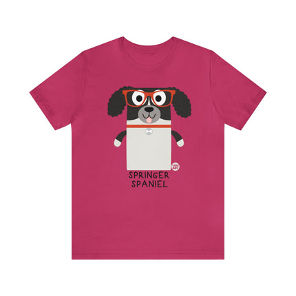 Bow Wow Meow Springer Spaniel Unisex Tee