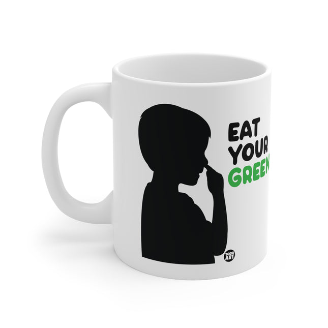 Eat Your Greens Ceramic Mug