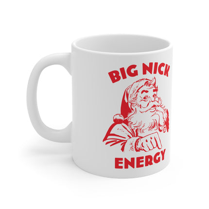 Big Nick Energy Santa Christmas Ceramic Mug