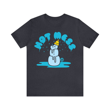 Hot Mess Snowman Xmas Unisex Tee