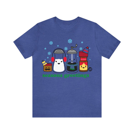 Seasons Greetings Christmas Unisex Tee