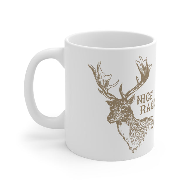 Nice Rack Deer Ceramic Mug