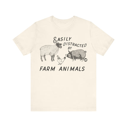 Easily Distracted by Farm Animals Tshirt