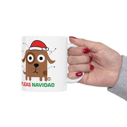 Fleas Navidad Dog Christmas Ceramic Mug