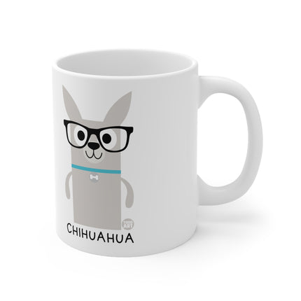 Bow Wow Meow Chihuahua Ceramic Mug