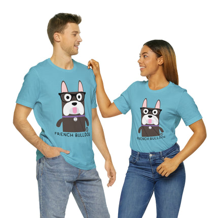 Bow Wow Meow French Bulldog Unisex Tee