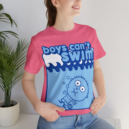 Boys Can't Swim Unisex Tee