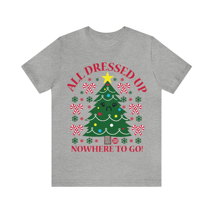 All Dressed Up Christmas Tree Unisex Short Sleeve Tee