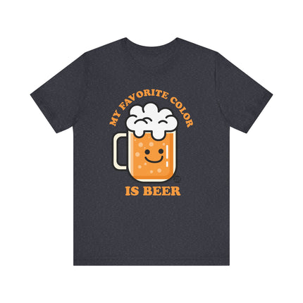 Funny "MY FAVE COLOR IS BEER" Tee Shirt