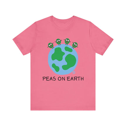 Peas on Earth Unisex Short Sleeve Tee