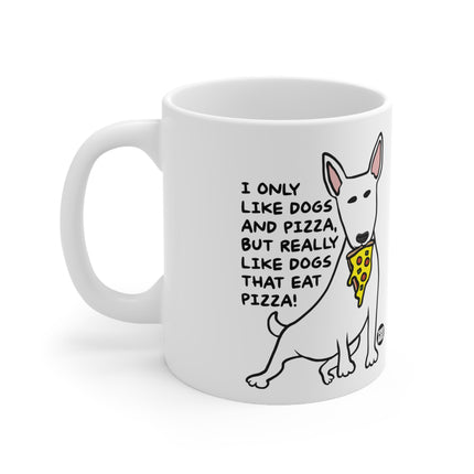 Dogs and Pizza Ceramic Mug