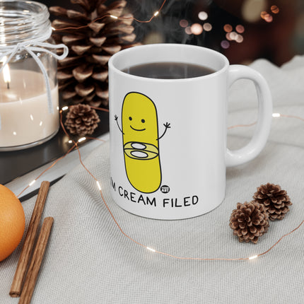 Cream Filled Ceramic Mug