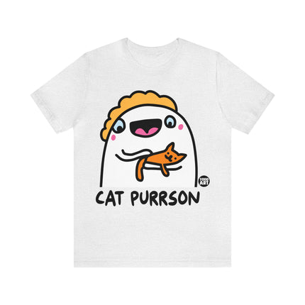 Cat Purrson Unisex Short Sleeve Tee