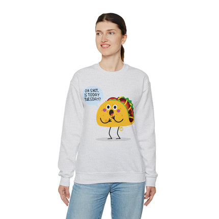 Oh Shit Taco Tuesday Crewneck Sweatshirt