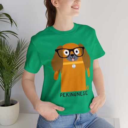 Bow Wow Meow Pekingnese Unisex Tee