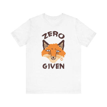 Funny "No Fox Given" Graphic Tee