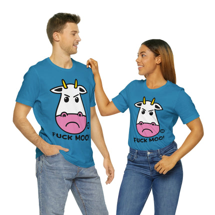 Fuck Moo Cow Unisex Short Sleeve Tee