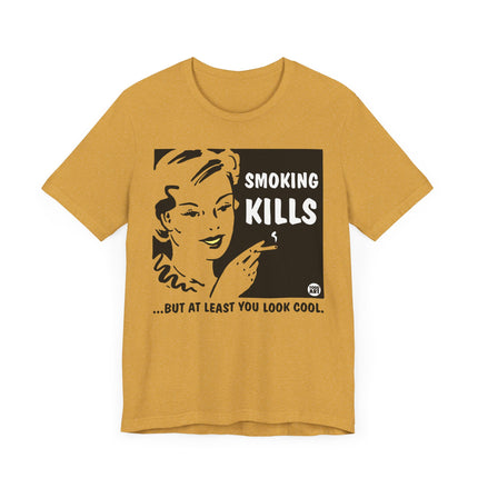 Funny "SMOKING KILLS" Tee Shirt