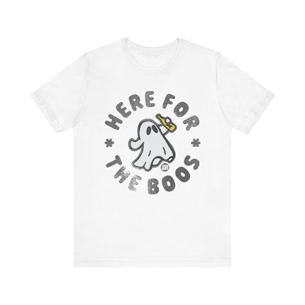 Here for the Boos Ghost Tee, Funny Ghost Pun Tshirt