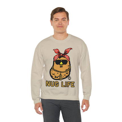 Nug Life Chicken Nugget Crewneck Sweatshirt