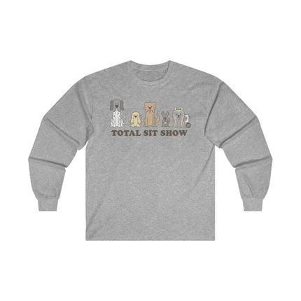 Total Sit Show Dogs Ultra Cotton Long Sleeve Tee