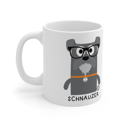 Bow Wow Meow Schnauzer Ceramic Mug