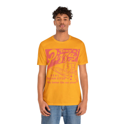 Retro Ton't Pizza Unisex Short Sleeve Tee