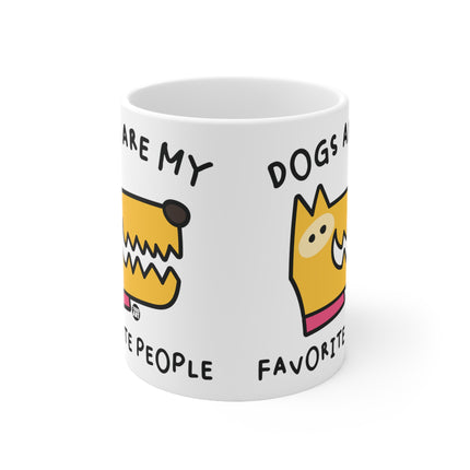 Dogs Favorite People Ceramic Mug