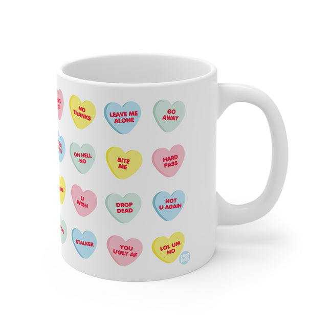 Candy hearts Ceramic Mug