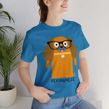 Bow Wow Meow Pekingnese Unisex Tee