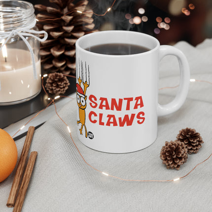 Santa Claws Cat Christmas Ceramic Mug