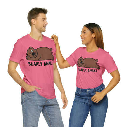 Bearly Awake Bear Unisex Tee