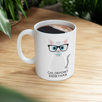 Bow Wow Meow Colorpoint Shorthair Ceramic Mug