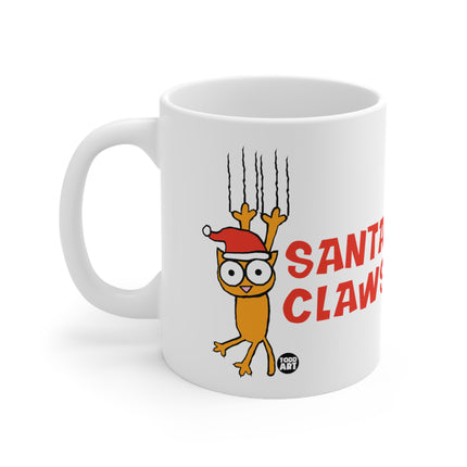 Santa Claws Cat Christmas Ceramic Mug