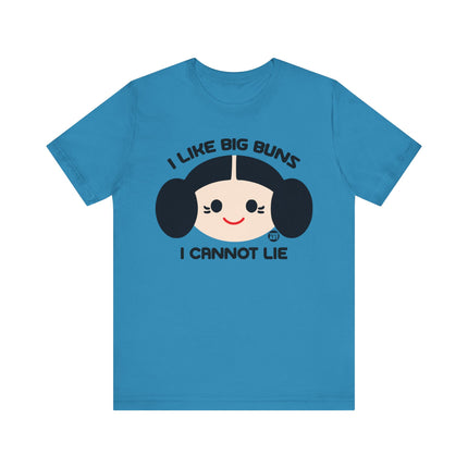 I Like Big Buns Cannot Lie Princess Leia Tee, Funny Leia Buns Tee