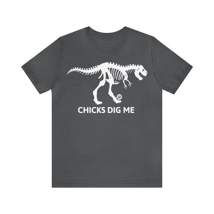 Chicks Dig Me Dinosaur Unisex Tee