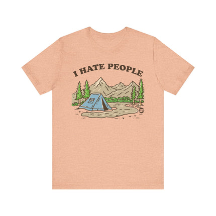 I Hate People Camping Tee