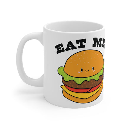 Eat Me Burger Ceramic Mug