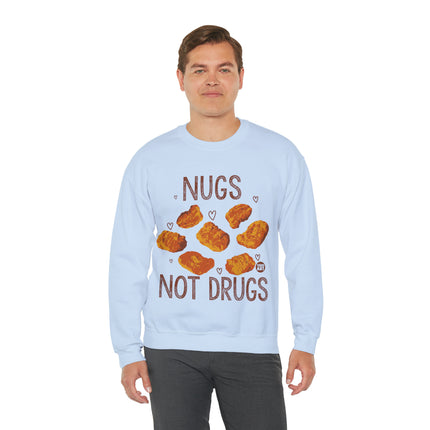 Nugs Not Drugs Chicken Nugget Crewneck Sweatshirt