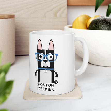 Bow Wow Meow Boston Terrier Ceramic Mug