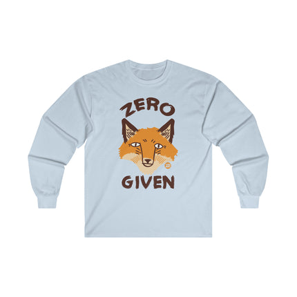 Zero Fox Given Ultra Cotton Long Sleeve Tee