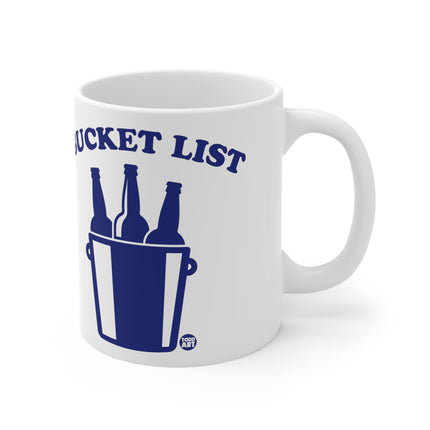 Bucket List Ceramic Mug