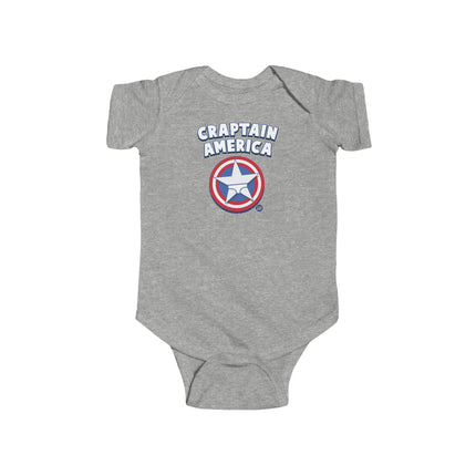 Craptain America Infant Fine Jersey Bodysuit