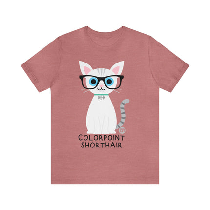 Bow Wow Meow Colorpoint Shorthair Unisex Tee