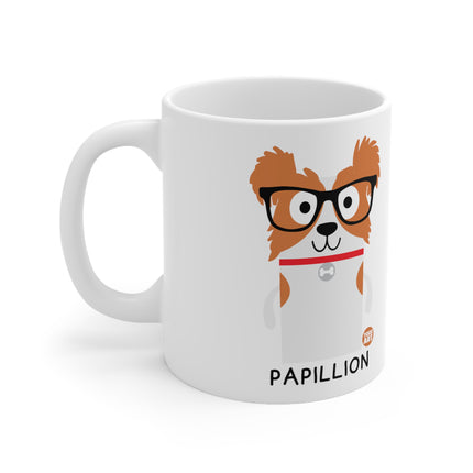 Bow Wow Meow Papillion Ceramic Mug