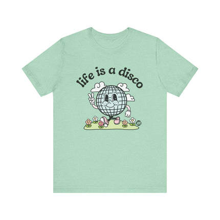 Life is a Disco Tee, Cute Disco Ball Tshirt